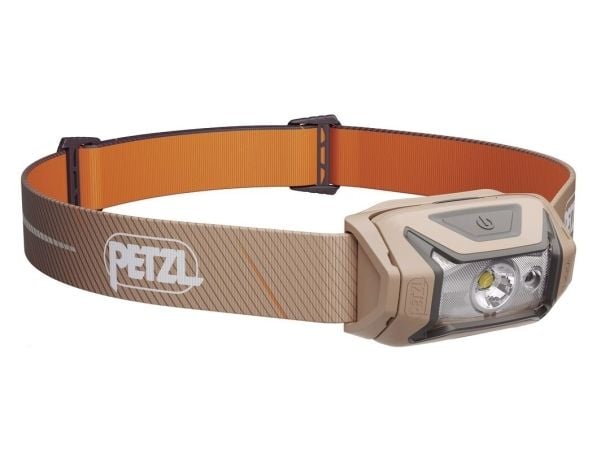 Petzl Tikka Core, Hodebåndslommelykt, Brun, Knapper, Batterinivå, IPX4, LED