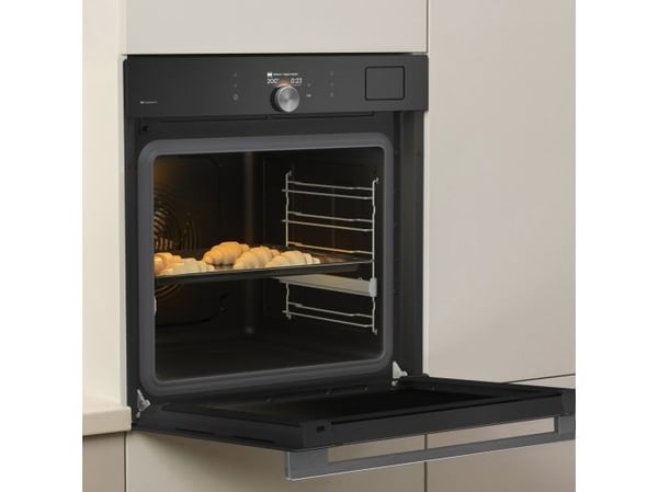 Gorenje BFS6148B, Stor, Elektrisk ovn, 77 l, 2300 W, Innebygget, Svart