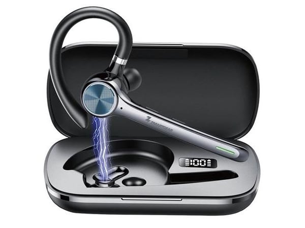 ZMARTGEAR Krystalklar lyd & komfort! Vores single ear Bluetooth headset med støjreduktion sikrer perfekt lyd i ethvert miljø