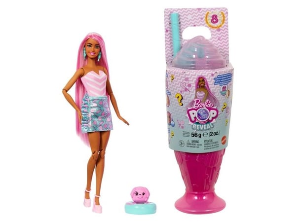 Barbie Barbie Pop! Reveal Barbie Treats Series – rosa docka
