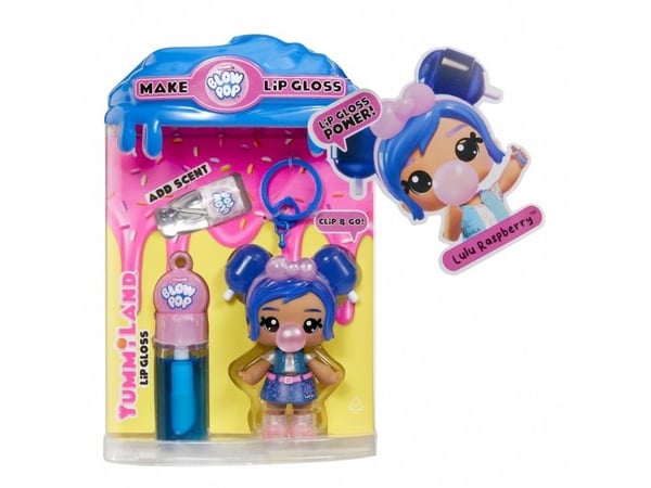 Lalka Yummiland Lip Gloss, Lulu Raspberry