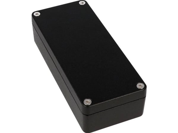 Hammond Electronics 1590Z137BK kabinett 200 x 80 x 60 mm aluminium svart (1 stk)