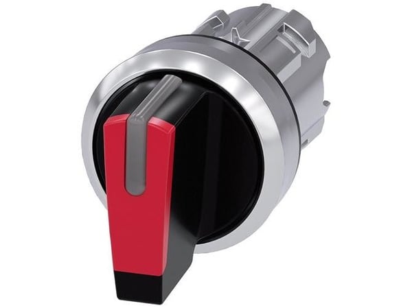 Siemens 3SU10522BM200AA0 3SU1052-2BM20-0AA0 Kiertokytkin Kiinnityslaite Punainen 2 x 45° 1 kpl 1 kpl
