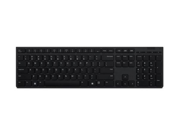 Lenovo 4Y41K04067, Full størrelse (100 og), Trådløs, RF trådløs + Bluetooth, Sakseformet tastebryter, Grå