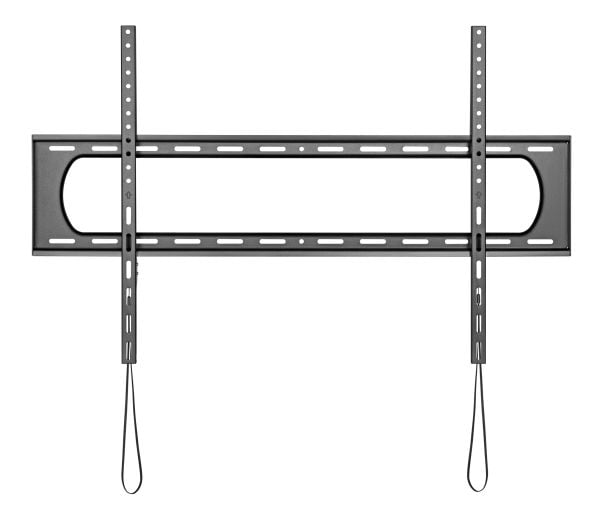 DELTACO - Monteringssett (veggmontering) - robust - for buet / flatt panel - fast, opptil 120 kg - svart - skjermstørrelse: 60"-120"