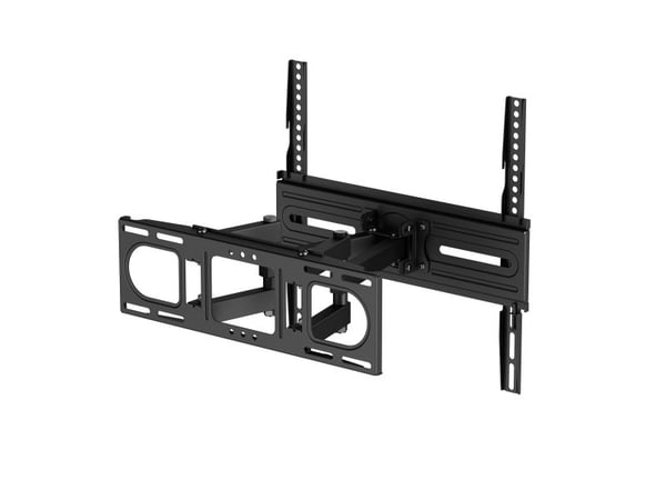 DELTACO - Monteringssett (veggmontering) - full bevegelse - for buet / flatt panel - 3-veis, helning, sving, opptil 40 kg - svart - skjermstørrelse...