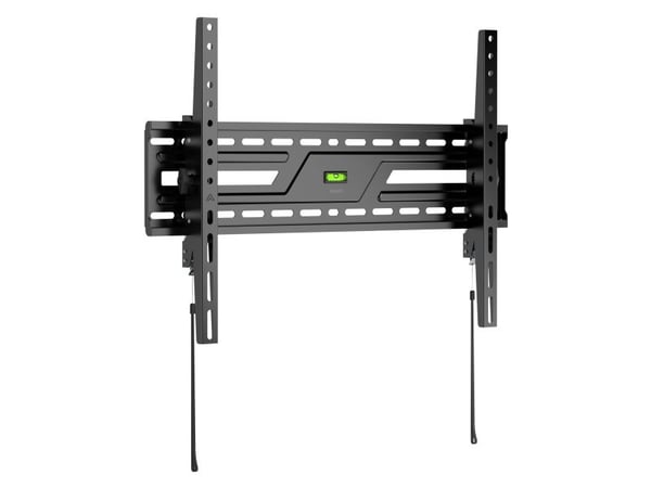 DELTACO - Monteringssett (veggmontering) - robust - for buet / flatt panel - tilt, opptil 75 kg - svart - skjermstørrelse: 37"-86"