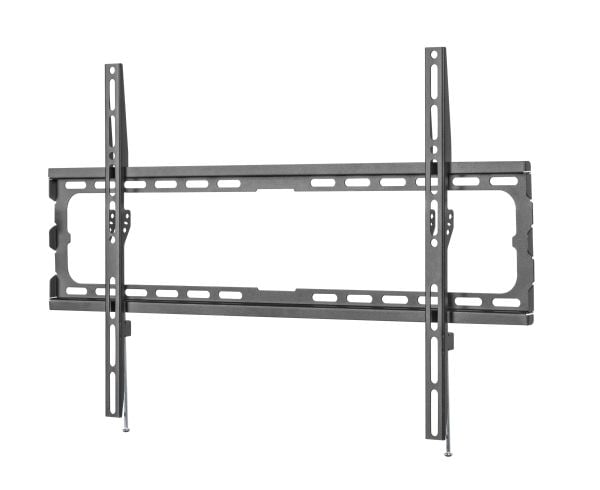 DELTACO - Monteringssett (veggmontering) - fast - for flatpanel - opptil 45 kg - svart - skjermstørrelse: 37"-80"