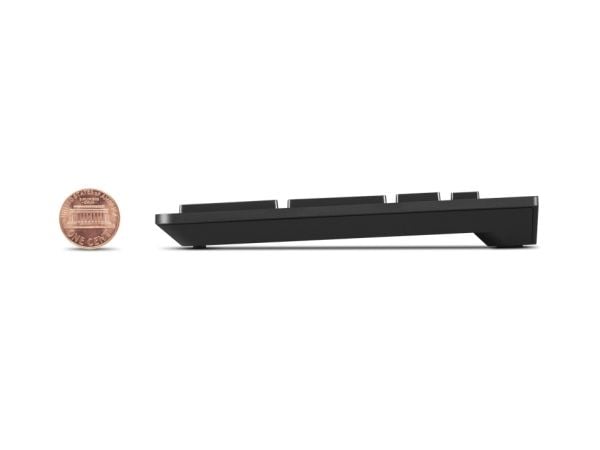 Lenovo Essential Wireless Combo Gen 2 - Tastatur- og mussett - trådløs - 2.4 GHz - QWERTY - USA/Europa - svart - brun boks