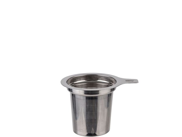 GEFU MIRA, Single/enkelt, 0,235 l, Sort, Gjennomsiktig, Glass, Silikon, Rustfritt stål, Kopp, Te