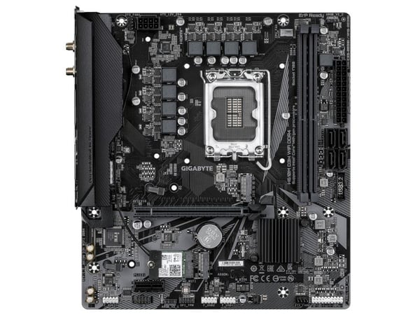 Gigabyte H610M D3H WIFI DDR4 - Hovedkort - micro ATX - LGA1700-sokkel - H610 Chipset - USB 3.2 Gen 1 - Gigabit LAN, Wi-Fi, Bluetooth - innbygd graf...