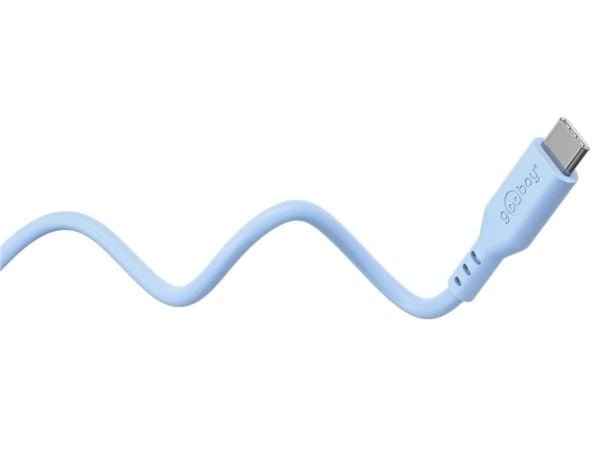 Goobay 77741, 1,5 m, USB C, USB C, USB 2.0, 0,48 Gbit/sek, Blå