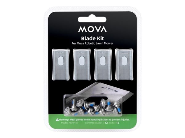 Dreame MBKM10, Skjæreblad til gressklipper, Dreame, Mova 1000, Mova 600, Sort, Grønn, Metallisk, Hvit, 160 mm, 120 mm