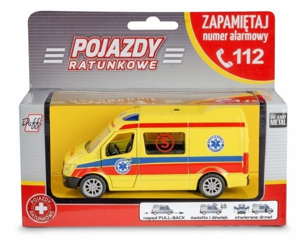 Daffi Ambulanssin pelastusauto B-433 24335
