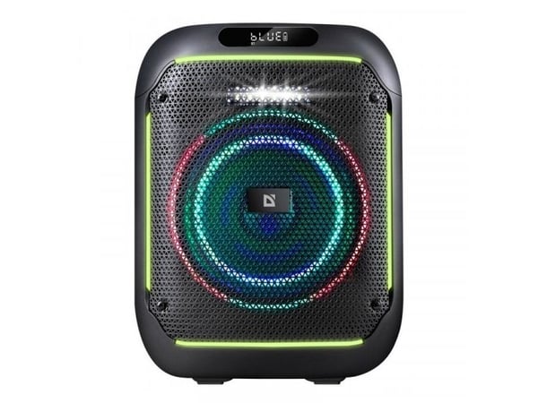 Defender Bluetooth-högtalare BOOMER 65 65W MP3/FM/SD/USB/AUX/TWS/LED/MIC/DSP karaoke (svart) med fjärrkontroll