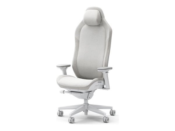 Fractal Design Refine - Spillestol - ergonomisk - liggestol - armlener - T-formet - tipping - glassfiberarmert polypropylen/polyamid - lys