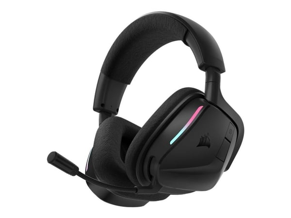CORSAIR Gaming VOID v2 - Hodesett - full størrelse - Bluetooth / 2,4 GHz radiofrekvens - trådløs - karbon