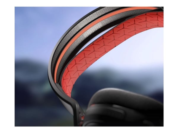 CORSAIR Gaming HS35 v2 - Hodesett - full størrelse - kablet - 3,5 mm jakk - rød