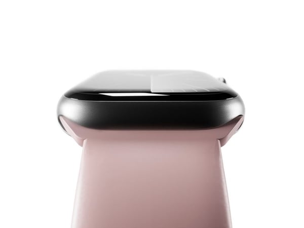 PURO ICON - Elastinen hihna Apple Watchille 38/40/41 mm (S/M &amp; M/L) (Dusty Pink)