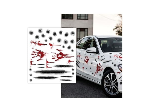 Halloween stickers til bil