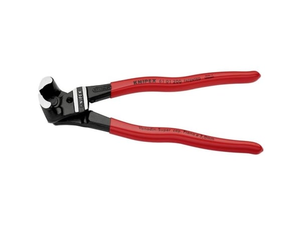 Knipex 61 01 200, Bultsax/tång, Kromvanadinstål, Plast, Röd, 200 mm, 435 g