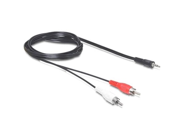 Delock - Äänikaapeli - stereo mini-jack uros stereo mini-jack uros - 5 m - musta