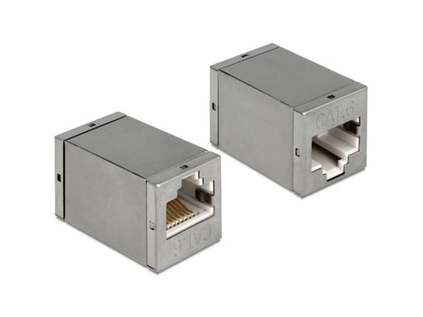 Delock - Nettverkkopler - RJ-45 (hunn) til RJ-45 (hunn) - FTP - CAT 6