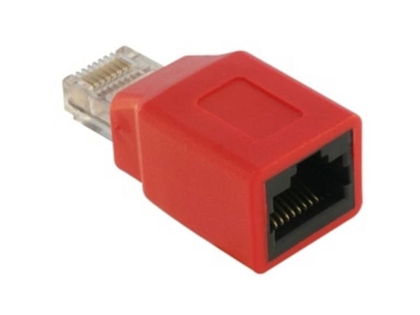 Delock - Overgangsadapter - RJ-45 (hann) til RJ-45 (hunn)