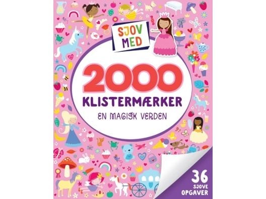 Hauskaa 2000 tarraa: maaginen maailma | Kieli: Tanska