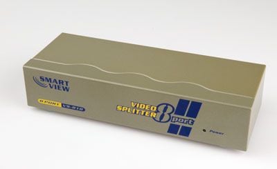 ROLINE Video-Splitter, 8-Way, 250MHz, 1920 x 1440 piksler, 250 MHz, 200 x 75 x 45 mm