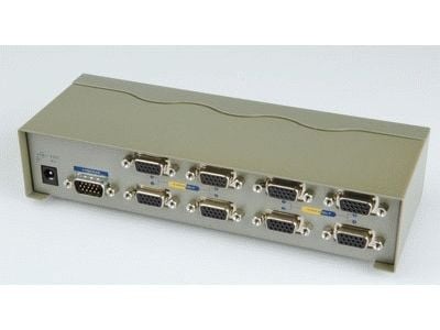 ROLINE Video-Splitter, 8-Way, 250MHz, 1920 x 1440 piksler, 250 MHz, 200 x 75 x 45 mm