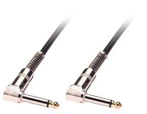 Lindy 6.3mm M/M 10.0m, 6.35mm, Hankjønn, 6.35mm, Hankjønn, 10 m, Sort