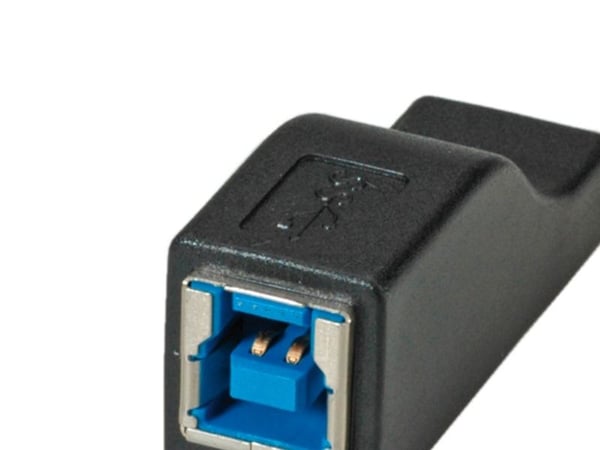 ROLINE USB 3.0 Adapter, Typ B F till Typ Micro B M, Sort