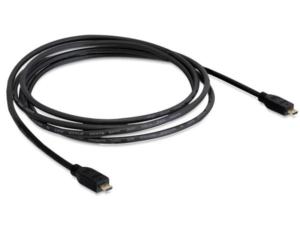 DeLOCK 1m HDMI micro-DM/micro-DM, 1 m, HDMI Type D (Micro), HDMI Type D (Micro), Lajittelu