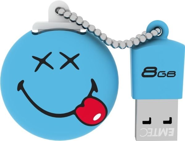 Emtec 8GB USB 2.0 SW103, 8 GB, USB A-tyyppi, 2.0, 15 MB/s, Suojus, Sininen
