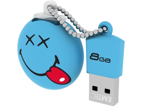 Emtec 8GB USB 2.0 SW103, 8 GB, USB A-tyyppi, 2.0, 15 MB/s, Suojus, Sininen