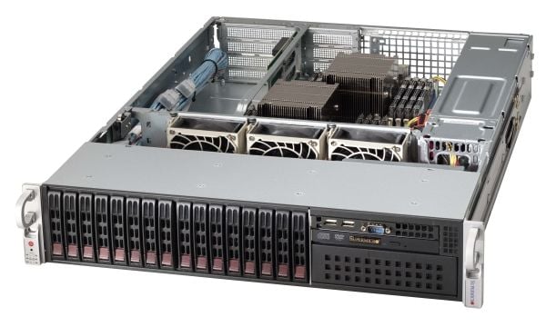 Supermicro CSE-213BAC8-R1K23WB, Teline, Palvelin, Musta, HDD, Verkko, Teho, Tila, 1200 W, 3x 80mm