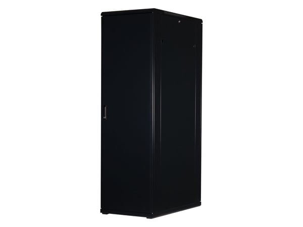 Rockstable RS19-6042, Frittstående hylle, 42U, 800 kg, Nøkkellås, Rack skinner, Justerbare bein