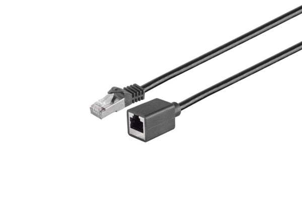Microconnect MC-SFTP-CAT710EXT-S, 10 m, Cat7, S/FTP (S-STP), RJ-45, RJ-45, musta