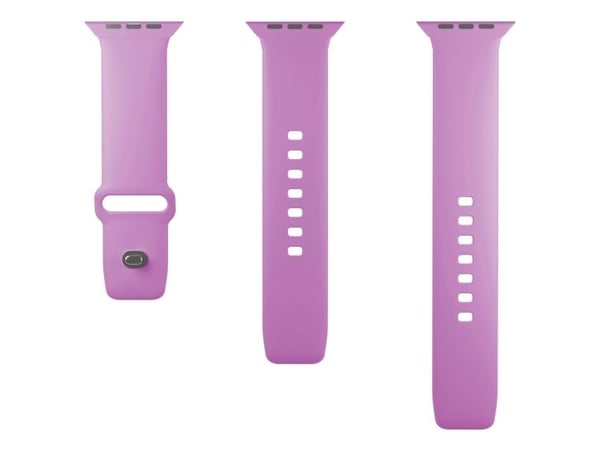 PURO ICON, Klokkereim, Apple, Apple Watch 38-40-41mm, Silikon, Metall, S/M/L
