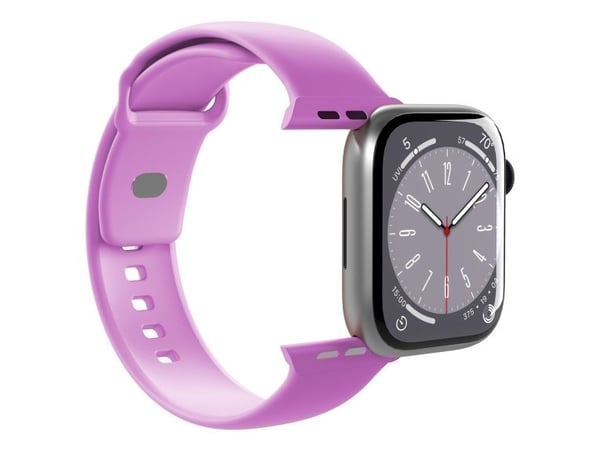 PURO ICON, Klokkereim, Apple, Apple Watch 38-40-41mm, Silikon, Metall, S/M/L