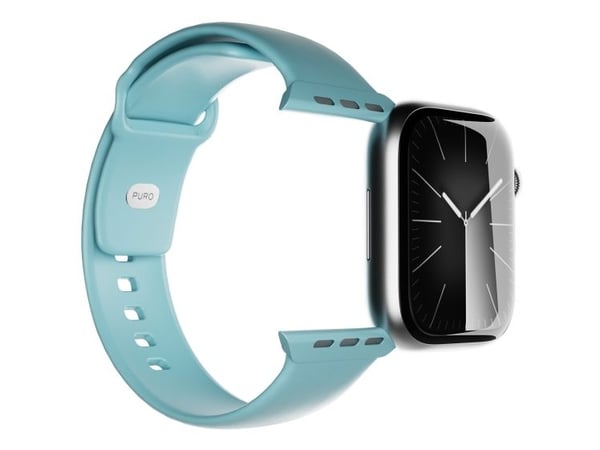 PURO ICON, Klokkereim, Apple, Watch 42-44-45-49mm, Silikon, Metall, S/M, M/L