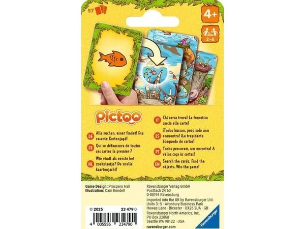 Ravensburger 23479, Brettspill, Skjæring, 4 år, Familiespill