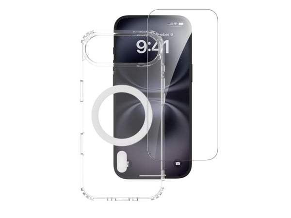 4smarts 360° Premium, Border, Apple, iPhone 17 Air, 16,8 cm (6.6"), Gjennomsiktig