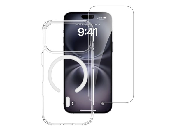 4smarts 360° Premium, Border, Apple, iPhone 17 Pro, 16 cm (6.3"), Gjennomsiktig