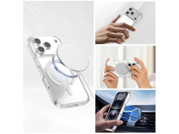 4smarts 360° Premium, Border, Apple, iPhone 17 Pro, 16 cm (6.3"), Gjennomsiktig