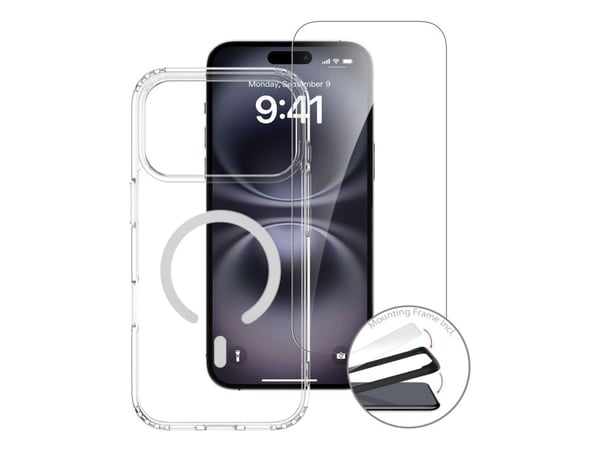 4smarts 541559, Rajallinen, Apple, iPhone 17 Pro Max, 17,5 cm (6.9"), Läpinäkyvä, Valkoinen