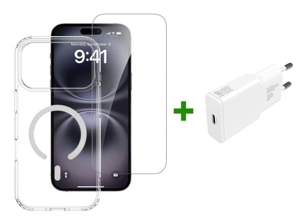4smarts 541559, Border, Apple, iPhone 17 Pro Max, 17,5 cm (6.9"), Gjennomsiktig, Hvit