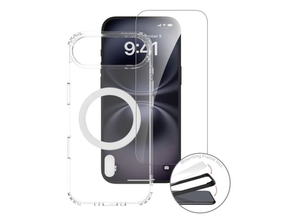 4smarts 541557, Rajallinen, Apple, iPhone 17 Air, 16,8 cm (6.6"), Läpinäkyvä, Valkoinen