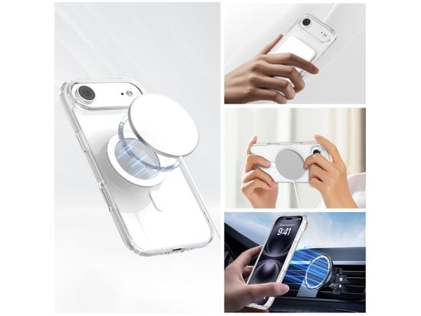 4smarts 541557, Border, Apple, iPhone 17 Air, 16,8 cm (6.6"), Gjennomsiktig, Hvit